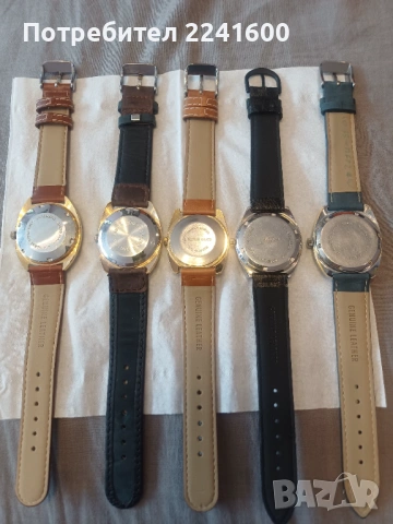 Лот от 5 швейцарски часовника, снимка 9 - Мъжки - 54156383