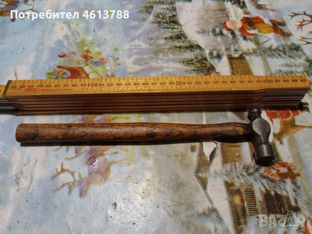 Старо чукче и шведски метър, снимка 7 - Антикварни и старинни предмети - 52857879