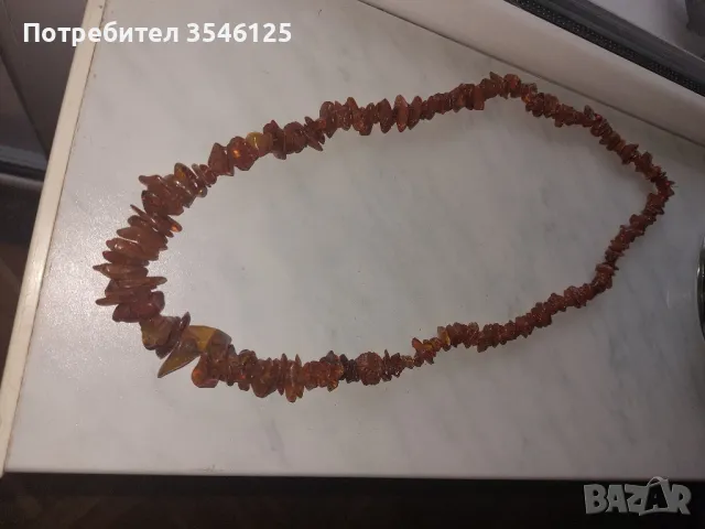 Гердан от естествен кехлибар 80 см