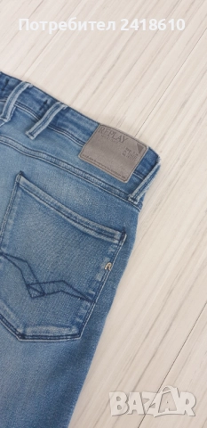 Replay Milano Anbass Hyperflex Stretch Slim Fit Mens Size 33/34  ОРИГИНАЛ Мъжки Дънки!, снимка 11 - Дънки - 52789647
