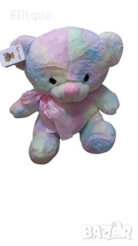 Плюшено цветно мече 35см