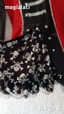Рокля за Хелуин с черепи размер ХS-S - нова, снимка 9 - Рокли - 42701371