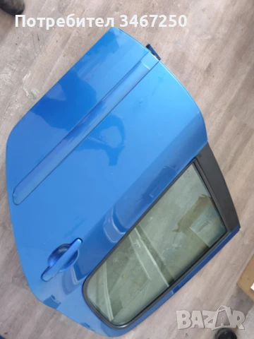 Задна лява врата син цвят за Peugeot 307