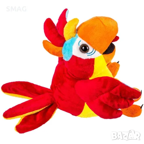 Играчка папагал, която казва това, което казвате вие S_1189445, снимка 3 - Плюшени играчки - 48333276