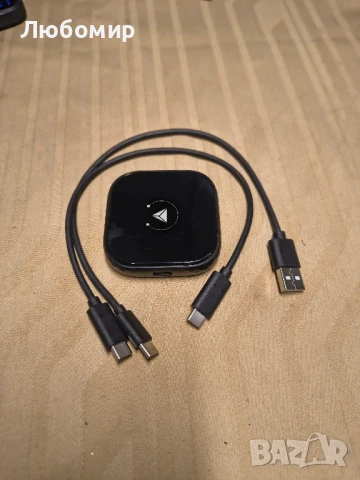 2-в-1 безжичен Apple CarPlay/Android Auto безжичен адаптер за Android и Apple., снимка 3 - Аксесоари и консумативи - 50487969
