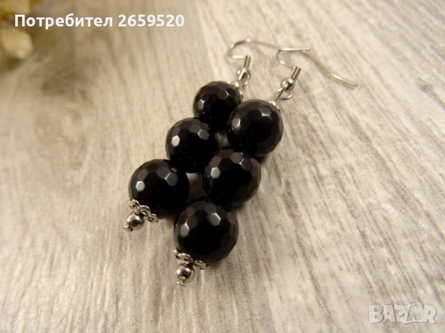 Обеци от естествен камък, снимка 3 - Обеци - 39629931