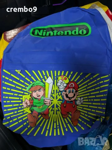 Nintendo винтидж раница Mario и Link, 1989