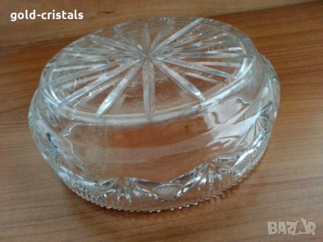  кристална купа фруктиера , снимка 7 - Антикварни и старинни предмети - 29631166