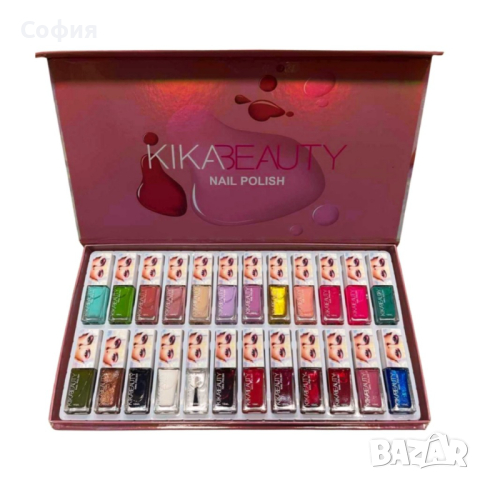 Комплект 24 бр. лак за нокти Kika Beauty, снимка 5 - Продукти за маникюр - 44672213