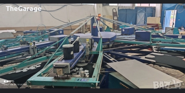 Карусел за ситопечат Автоматичен