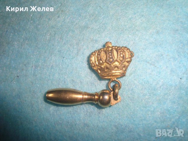 ПОЗЛАТЕНА БРОНЗОВА СТАРА РЯДКА НАГРАДНА ЗНАЧКА - БОУЛИНГ ШАМПИОН 26663, снимка 2 - Колекции - 35641871