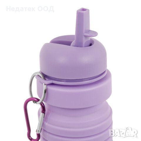 Спортна бутилка, Сгъваема, Силиконова, 200-500мл, снимка 3 - Термоси - 42910168