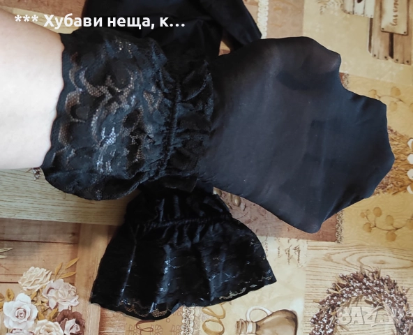 🌼🍀🌼 Уникално секси бельо -боди тип прашка, дантелен топ, чорапи с дантела и силиконова лента, снимка 9 - Корсети, бюстиета, топове - 33194303