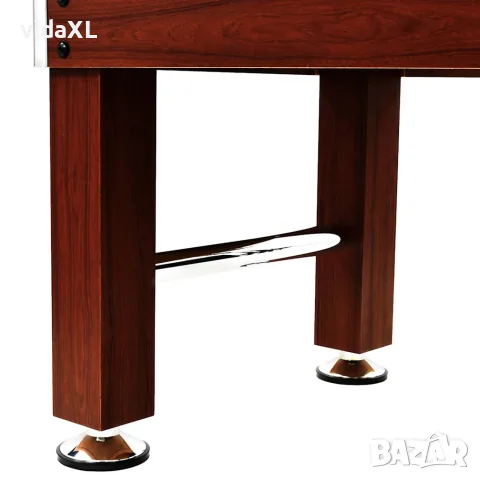 vidaXL Футболна маса, стомана, 60 кг, 140x74,5x87,5 см, кафява, снимка 9 - Джаги - 56148400