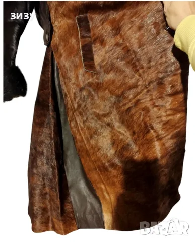 Палто от телешка кожа, снимка 3 - Палта, манта - 56533055