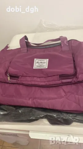 Водоустойчива пътна чанта със спортен дизайн, снимка 3 - Чанти - 47467862