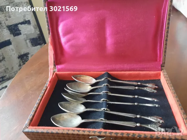 Лъжички за кафе/ посребрени