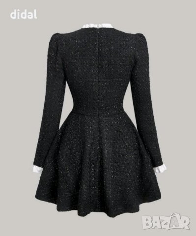 Великолепна рокля от букле с лъскава нишка , снимка 2 - Рокли - 42437521