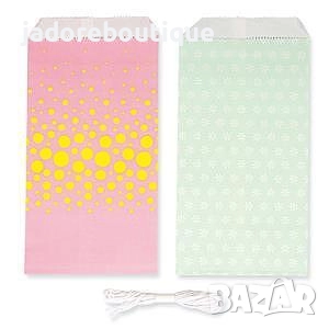 34 броя Комплект хартиени торбички за изработка на цветя Sweet blossom, снимка 3 - Други - 52103653