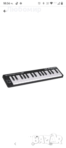Компактен MIDI контролер M-Audio Keystation Mini 32, снимка 6 - Пиана - 52335484