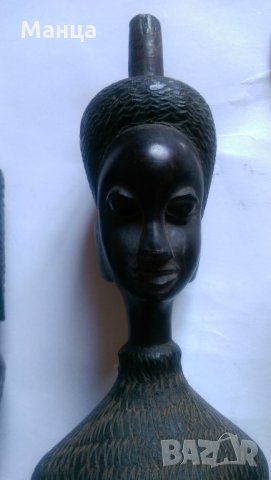 Африкански Абаносови фигури, снимка 6 - Антикварни и старинни предмети - 31546615
