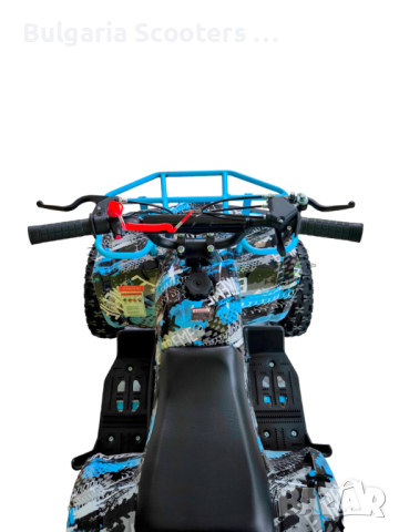 50cc/кубика Детско бензиново ATV TOURIST - Blue camouflage, снимка 5 - Мотоциклети и мототехника - 44640738
