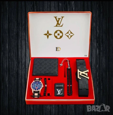 подаръчни комплекти philipp phlein louis vuitton hubloy hugo boss burberry gucci , снимка 11 - Подаръци за мъже - 51403271