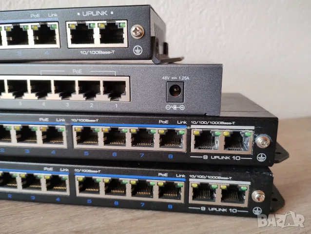 4 броя POE Switch Utepo / Tp-Link, снимка 9 - Суичове - 56200860