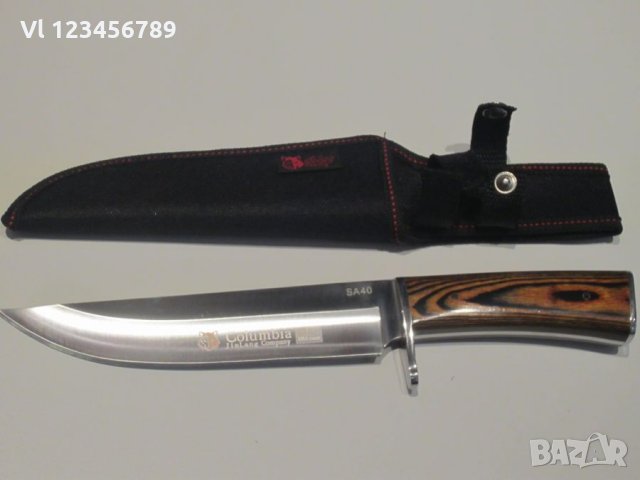 Ловен нож COLUMBIA USA SA40 -185х295, снимка 2 - Ножове - 32053105