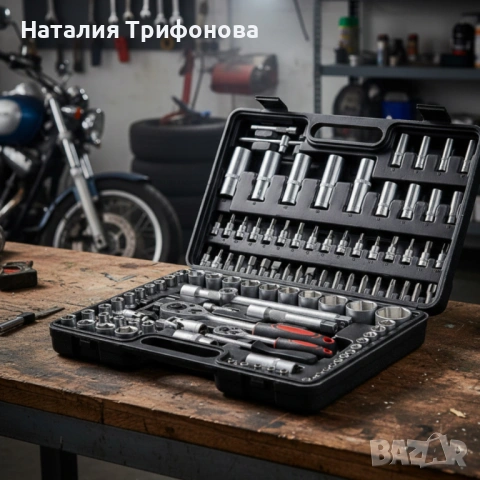 Куфар с инструменти 108 части - Гедоре, снимка 2 - Други инструменти - 54100153