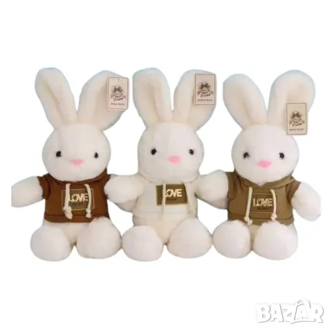 Очарователно плюшено Зайче, снимка 1