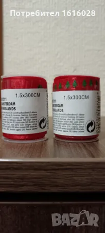 Нови Коледни ленти-панделки за подаръци,декорация и украса., снимка 3 - Декорация за дома - 38312177