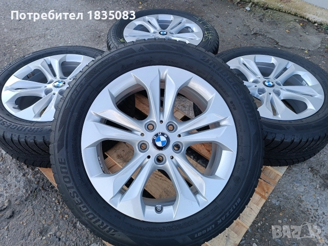 Лети джанти 17ки 5х112 BMW + зимни гуми 225/55/17 Bridgestone