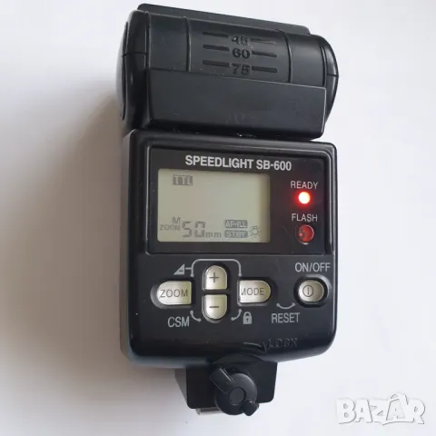 Светкавица Nikon SB-600, снимка 3 - Светкавици, студийно осветление - 48701401