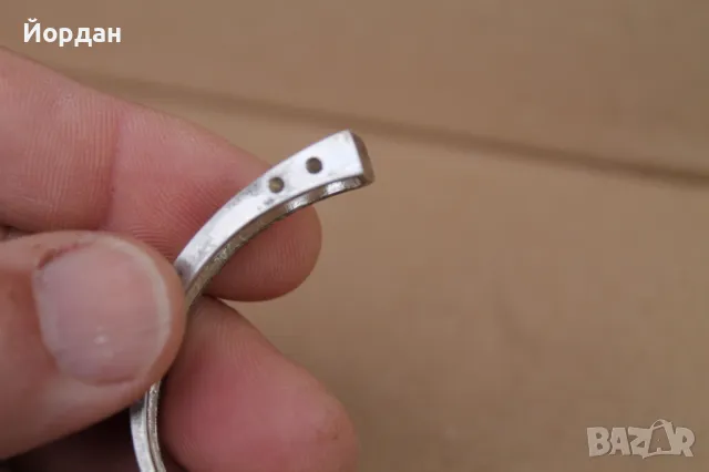 Дамска сребърна гривна с оникс, снимка 11 - Гривни - 49771309