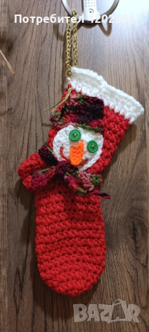 Ръчно изработени Коледни чорапи , снимка 7 - Декорация за дома - 52503549