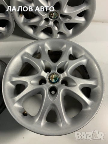 Алуминиеви джанти 15 цола Alfa Romeo 5x98 ц.о. 57.8 Ет 41.5 6.5j, снимка 5 - Гуми и джанти - 52366390