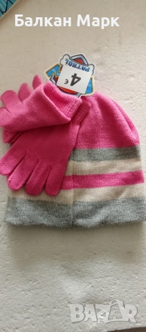 🧤🎀 Оригинални зимни детски комплекти Disney Frozen и Paw Patrol – шапка + ръкавици 🎀🧤, снимка 7 - Шапки, шалове и ръкавици - 52087430