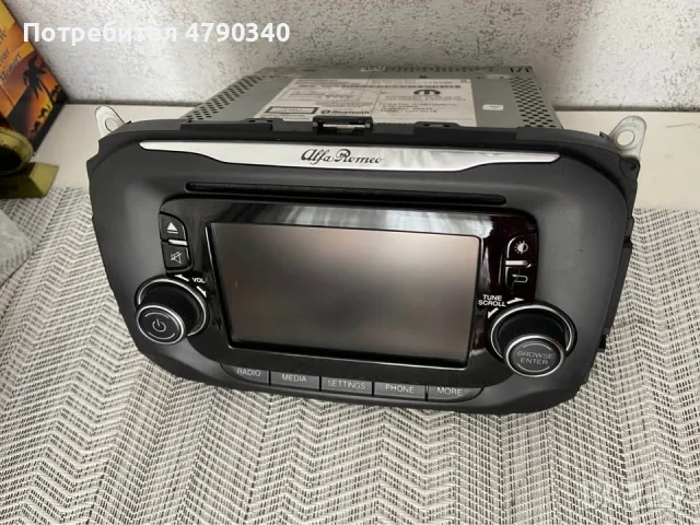 Радио Cd Медия За Alfa Romeo Giulietta FIAT 940, снимка 3 - Части - 56072274