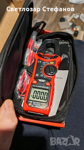 Професионален мултицет с амперклещи за променливо напрежение Habotest HT206A