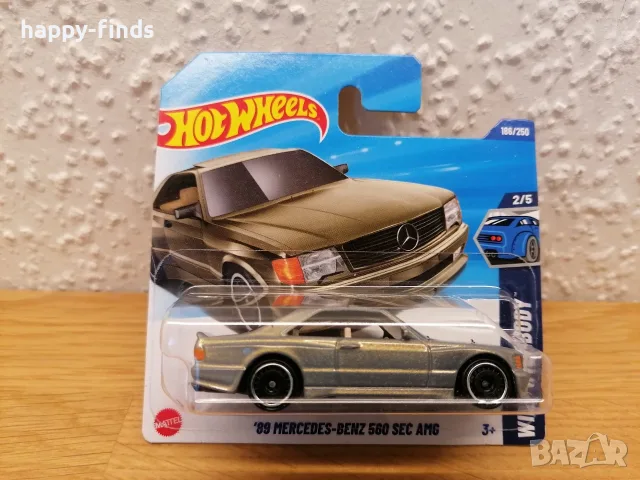 Hot Wheels `89 Mercedes-Benz 560 SEC AMG