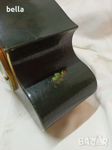 Стар антикварен настолен часовник Jean Perret & Cie S.A Geneve, снимка 5 - Антикварни и старинни предмети - 49504727