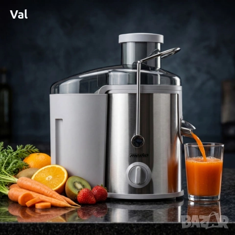 Компактна сокоизстисквачка Mesko MS 4126 - Здравословен сок за секунди , снимка 9 - Сокоизстисквачки и цитрус преси - 54171001