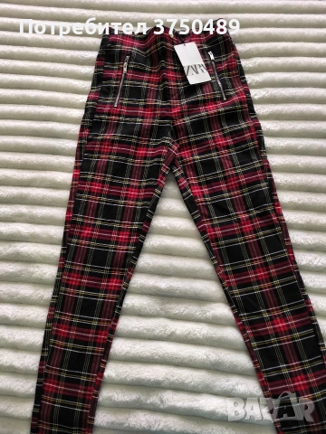 Нов дамски панталон тип клин- ZARA размер M, снимка 2 - Панталони - 54206756