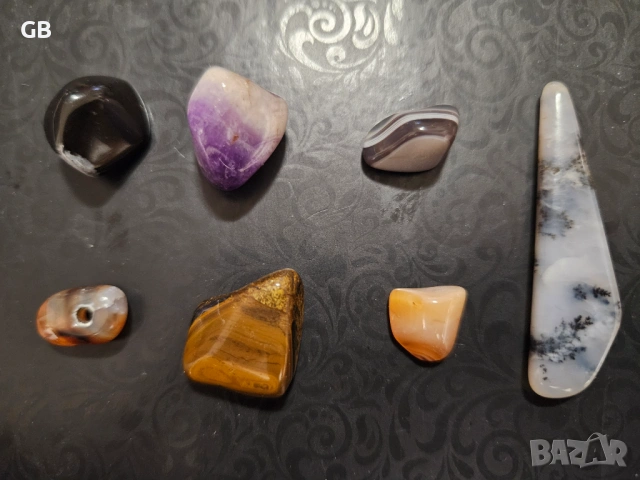 Полускъпоценни камъни, снимка 7 - Бижутерийни комплекти - 53219044