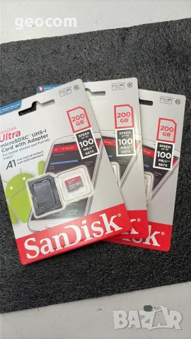 200GB Sandisk Ultra microSDXC, UHS-I (200GB+Адаптер,AI,667x)