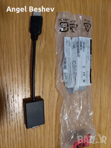 HDMI-VGA адаптер на LENOVO, снимка 2 - Кабели и адаптери - 55994896