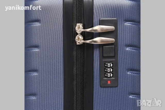 Wizz air куфар за ръчен багаж 40/30/20 с 4 колелца от ABS - твърд куфар, снимка 13 - Куфари - 56200113