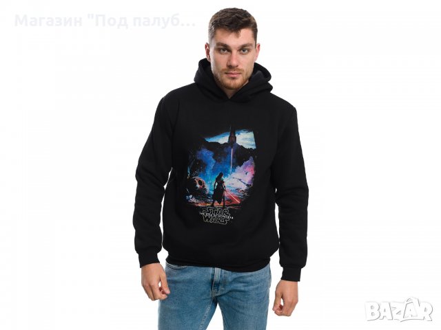 Нов мъжки суичър с дигитален печат STAR WARS, Междузвездни войни, снимка 10 - Суичъри - 27831253