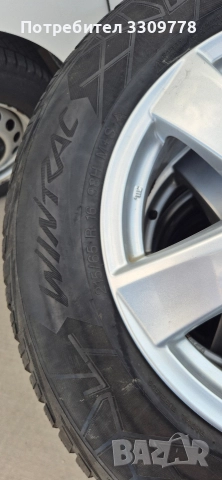 алуминиеви джанти със зимни гуми 16" 215/65, снимка 6 - Гуми и джанти - 52711216